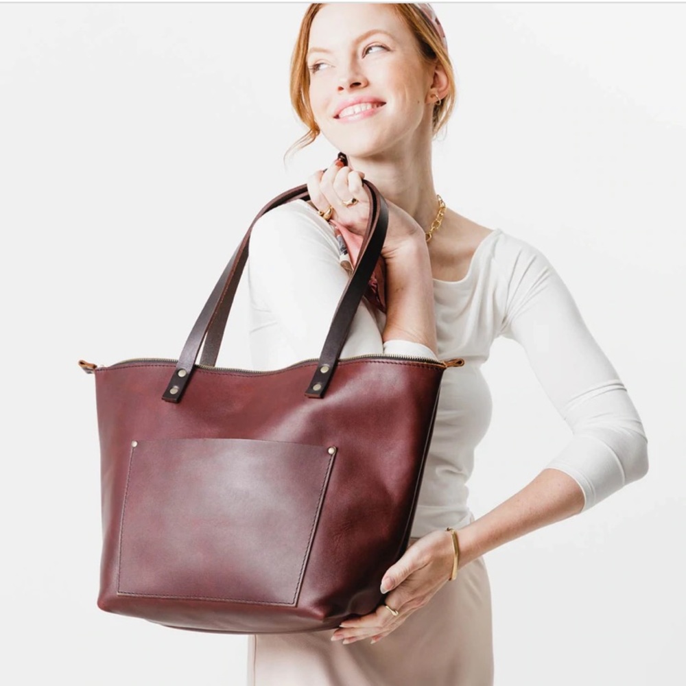 Portland leather ‘almost perfect’ tote.